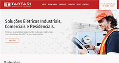 Desktop Screenshot of eletrotartari.com.br